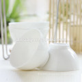 white grade porcelain footed bowl ceramic footed bowl